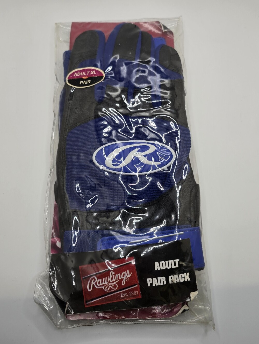 Rawlings Players Series Pro Style Leather Batting Gloves Adult XL Right Hand NEW